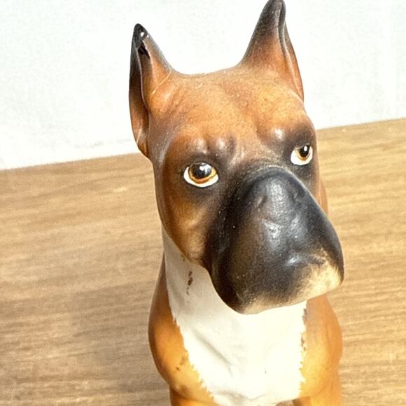 Vintage Boxer Dog Figurines Marked Japan Ceramic Small Animal Decor 1970s READ - Picture 9 of 12